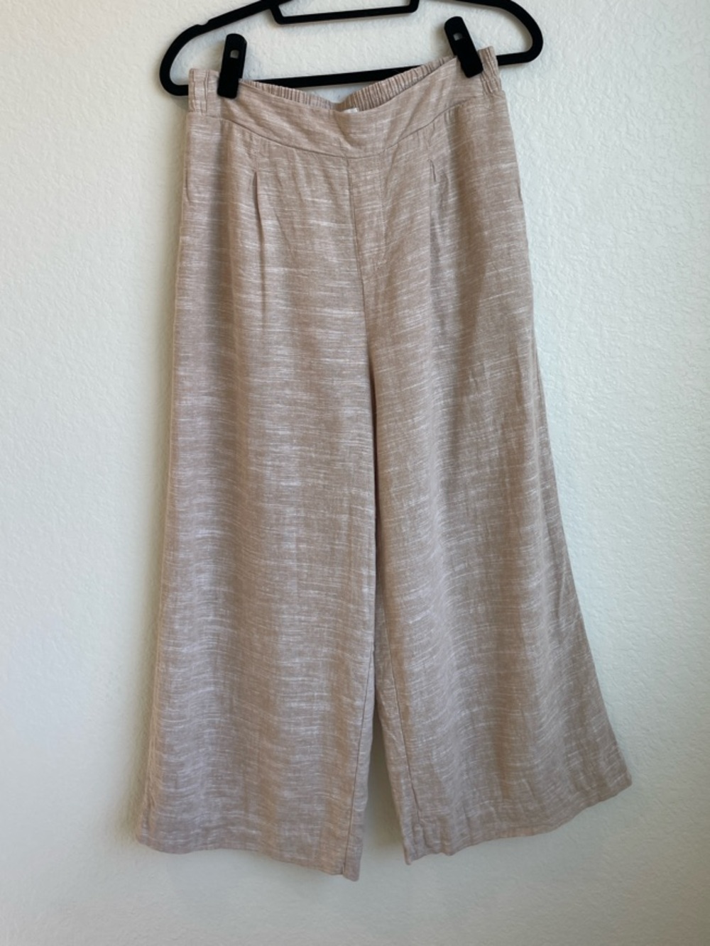 ELLA MOSS • Wide Leg Linen-Blend Pants • Size Medium